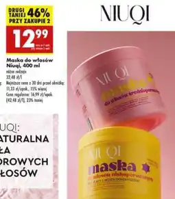 Biedronka Maska do włosów Niuqi, 400 ml oferta