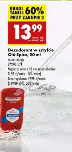 Biedronka Dezodorant w sztyfcie Old Spice , 50 ml oferta