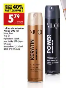 Biedronka Lakier do włosów Niuqi, 300 ml oferta