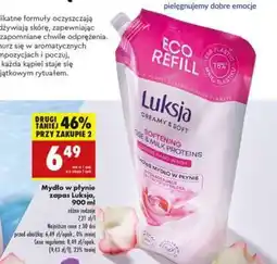 Biedronka Mydło w płynie zapas Luksja 900 ml oferta