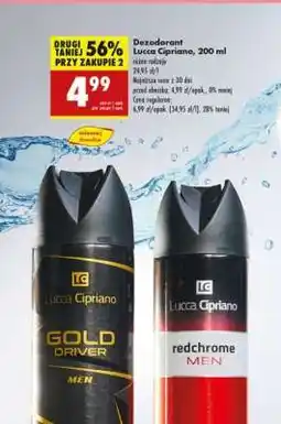 Biedronka Dezodorant Lucca Cipriano 200 ml oferta