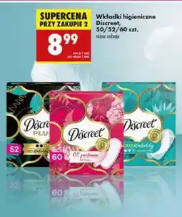 Biedronka Wkładki higieniczne Discreet, 50/52/60 szt oferta