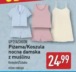 ALDI UP2FASHION Pizama/Koszula nocna damska z muślinu oferta