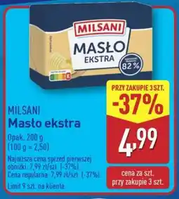 ALDI MILSANI Masło ekstra oferta