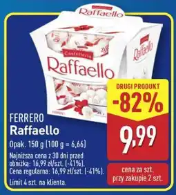 ALDI FERRERO Raffaello oferta