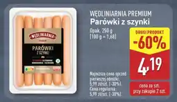 ALDI WĘDLINIARNIA PREMIUM Parówki z szynki oferta