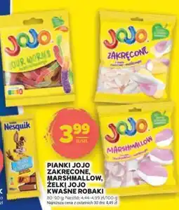 Stokrotka Market Pianki Jojo Zakręcone, Marshmallow, Żelki Jojo Kwaśne Robaki oferta
