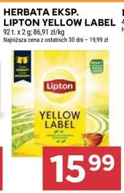 Stokrotka Market Herbata eksp. Lipton Yellow Label oferta