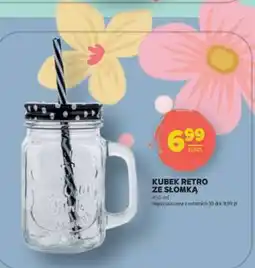 Stokrotka Market Kubek Retro ze Słomką oferta