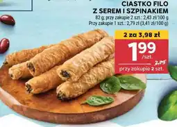 Stokrotka Market Ciastko Filo z serem i szpinakiem oferta