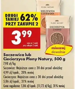 Biedronka Soczewica lub Ciecierzyca Plony Natury, 500 g oferta