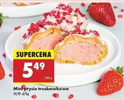 Biedronka Mini ptysie truskawkowe oferta