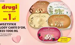 Biedronka Lody vanilla Algida Carte D'or Les Authentiques oferta