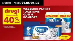 Biedronka Papier toaletowy komfort Queen oferta