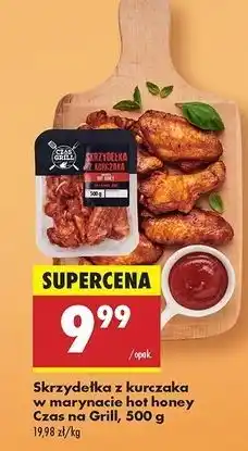 Biedronka Skrzydełka z kurczaka w marynacie hot honey Czas Na Grill oferta