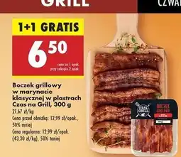 Biedronka Boczek grillowy plastry Czas Na Grill oferta