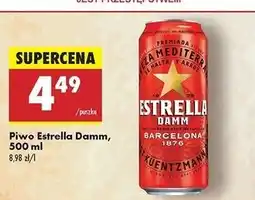Biedronka Piwo Estrella Damm oferta