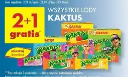 Biedronka Lody cytrynowo-truskawkowe Nestle Kaktus oferta