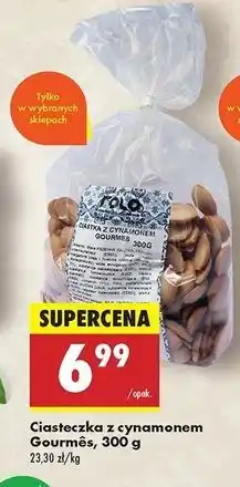Biedronka Ciastka z cynamonem Gourmes oferta
