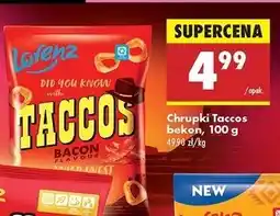 Biedronka Chrupki bekon Lorenz Taccos oferta