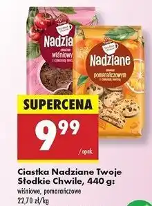 Biedronka Ciastka z nadzieniem pomarańczowym Twoje Słodkie Chwile oferta