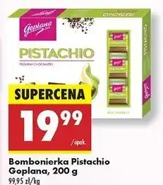Biedronka Czekoladki pistachio Goplana oferta