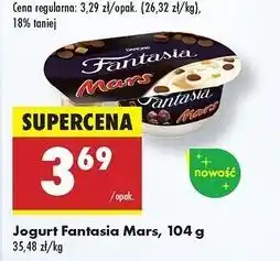 Biedronka Jogurt mars Danone Fantasia oferta