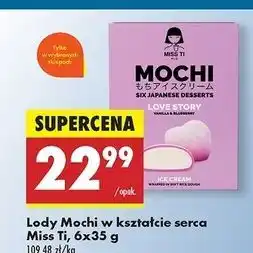 Biedronka Lody mochi vanilla & blueberry Miss Ti oferta