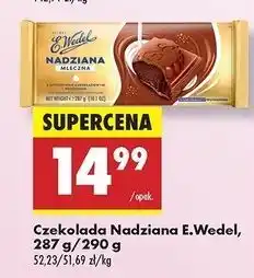 Biedronka Czekolada nadziana mleczna E. Wedel oferta