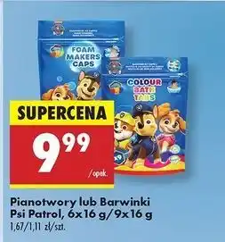 Biedronka Barwniki do kąpieli psi patrol oferta