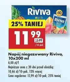 Biedronka Napój multifruit Riviva oferta