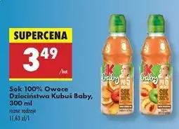 Biedronka Sok jabłko-dynia Kubuś Baby oferta