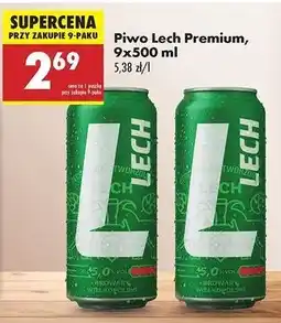 Biedronka Piwo Lech Premium oferta