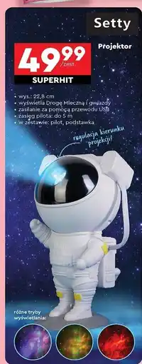 Biedronka Projektor 22.8 cm Setty oferta