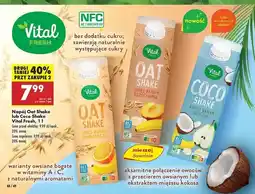 Biedronka Napój coco shake kokos banan gruszka Vital Fresh oferta