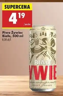 Biedronka Piwo Żywiec Białe oferta