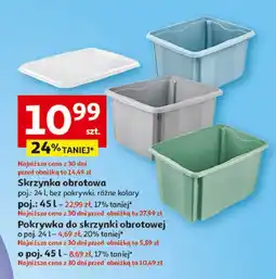 Auchan Pokrywka do skrzynki obrotowej 24 l oferta