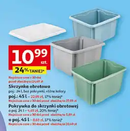 Auchan Skrzynka nastawna obrotowa 24 l oferta