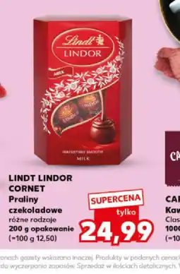 Kaufland Lindt Lindor Cornet oferta