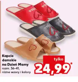 Kaufland Kapcie damskie na Dzień Mamy oferta