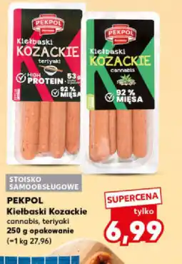 Kaufland Kiełbaski Kozackie Pekpol oferta