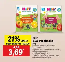Lidl Chrupiące gwiazdki z owocami Hipp oferta
