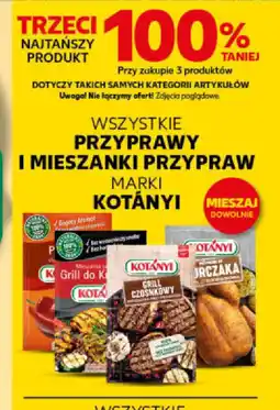 Kaufland Przyprawy Kotanyi oferta