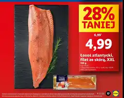 Lidl Łosoś atlantycki filet ze skórą Paula fish oferta