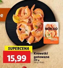 Lidl Krewetki gotowane Norso oferta