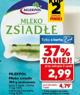 Kaufland Mleko zsiadłe Mlekpol oferta