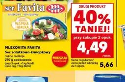 Kaufland Ser sałatkowo-kanapkowy Mlekovita Favita oferta