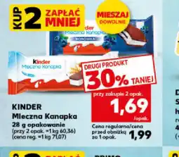 Kaufland Kinder Mleczna Kanapka oferta