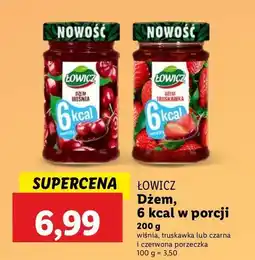 Lidl Dżem truskawka 6kcal Łowicz oferta