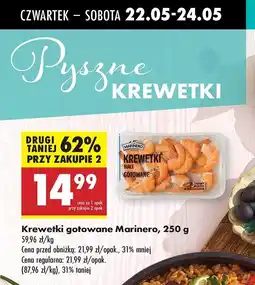 Biedronka Krewetki białe gotowane Marinero oferta